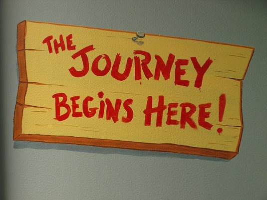 Journey Land Welcome Sign
